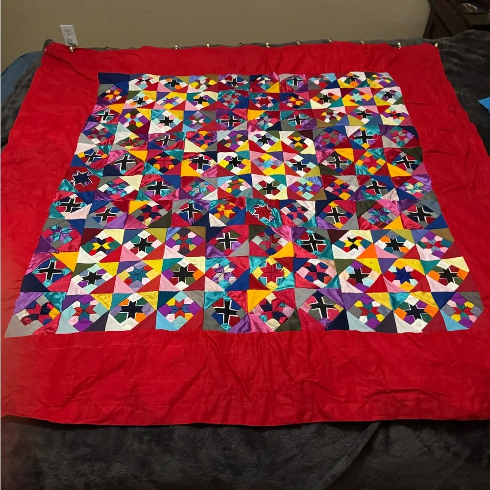 Chinese 3D Reversible Folk Art Quilt